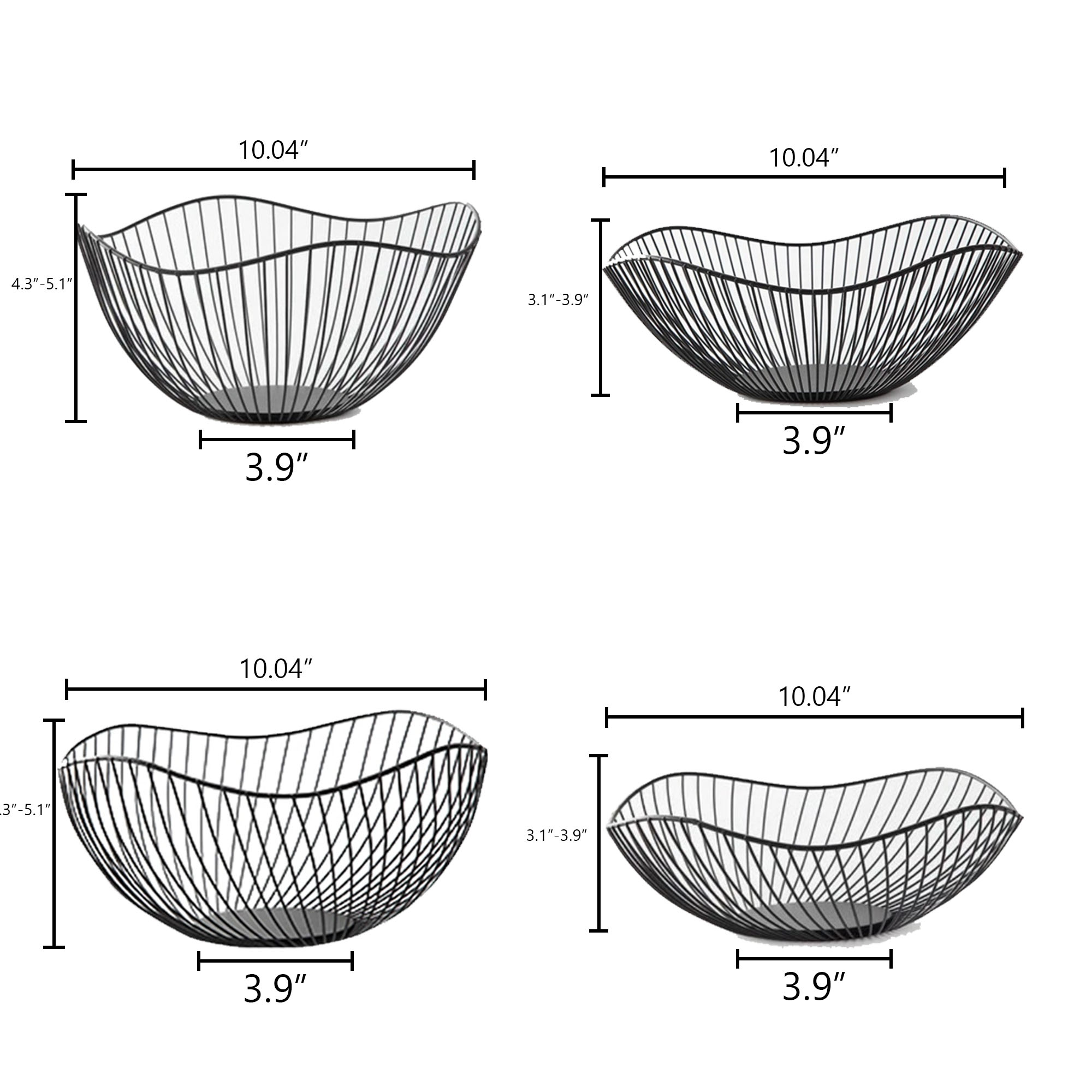 Stainless Steel Fruit Basket 3