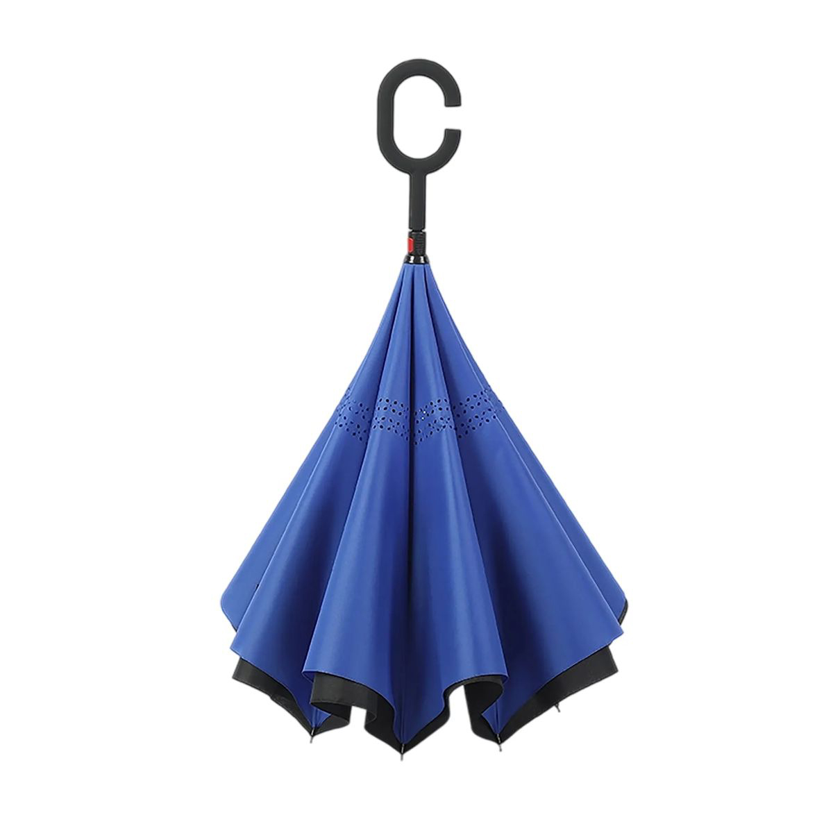Durable Pongee Inversion Umbrella with Fiberglass Frame 6