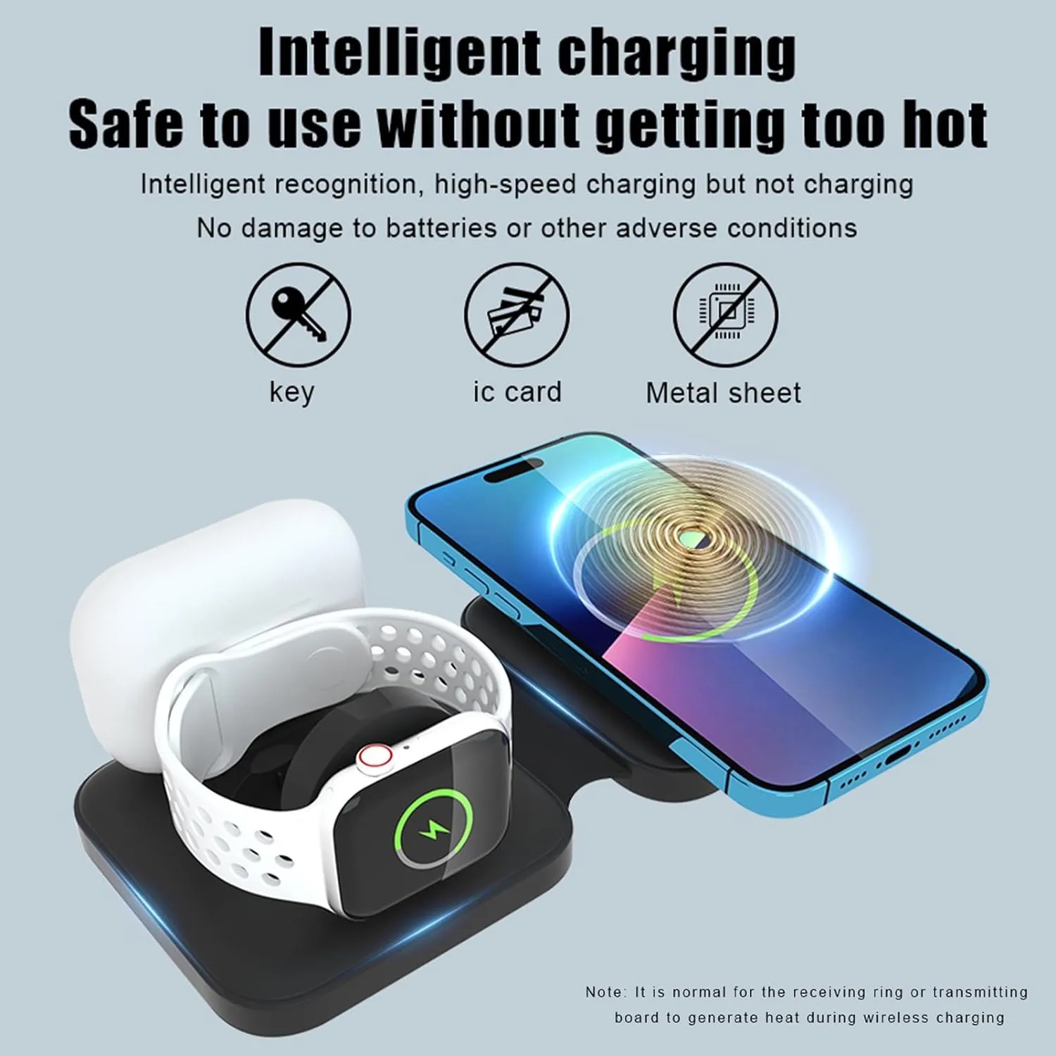 3-in-1 Magnetic Foldable Fast Charging Wireless Charger 5