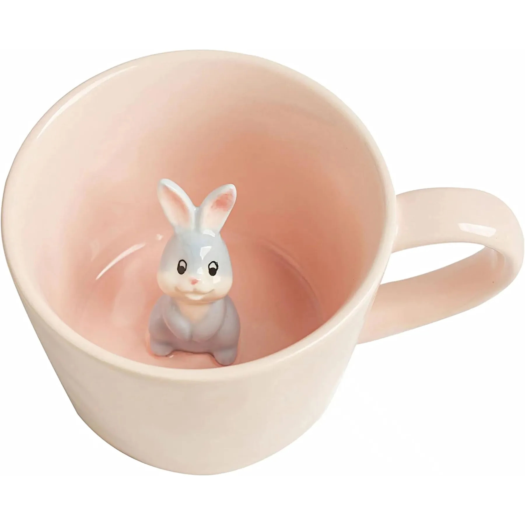 Ceramic Mug with Hidden 3D Animal 12
