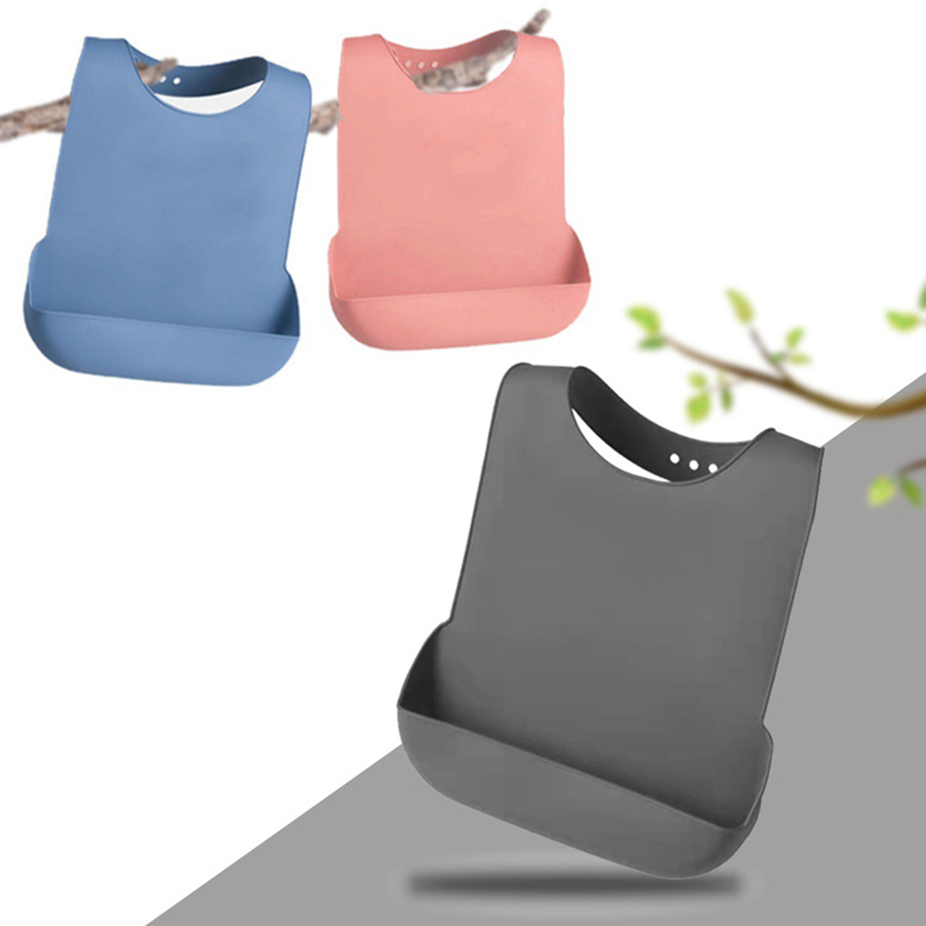Silicone Adult Bibs for Elderly 2