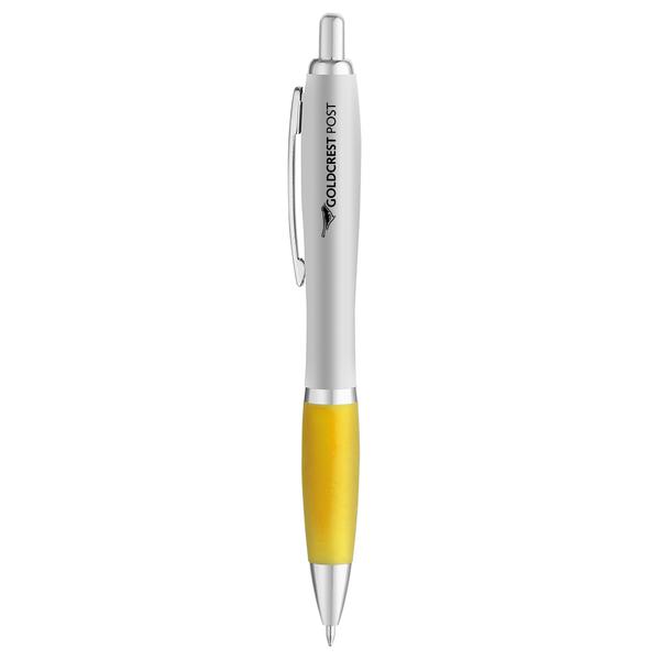 Curvaceous Matte Silver Ballpoint 56