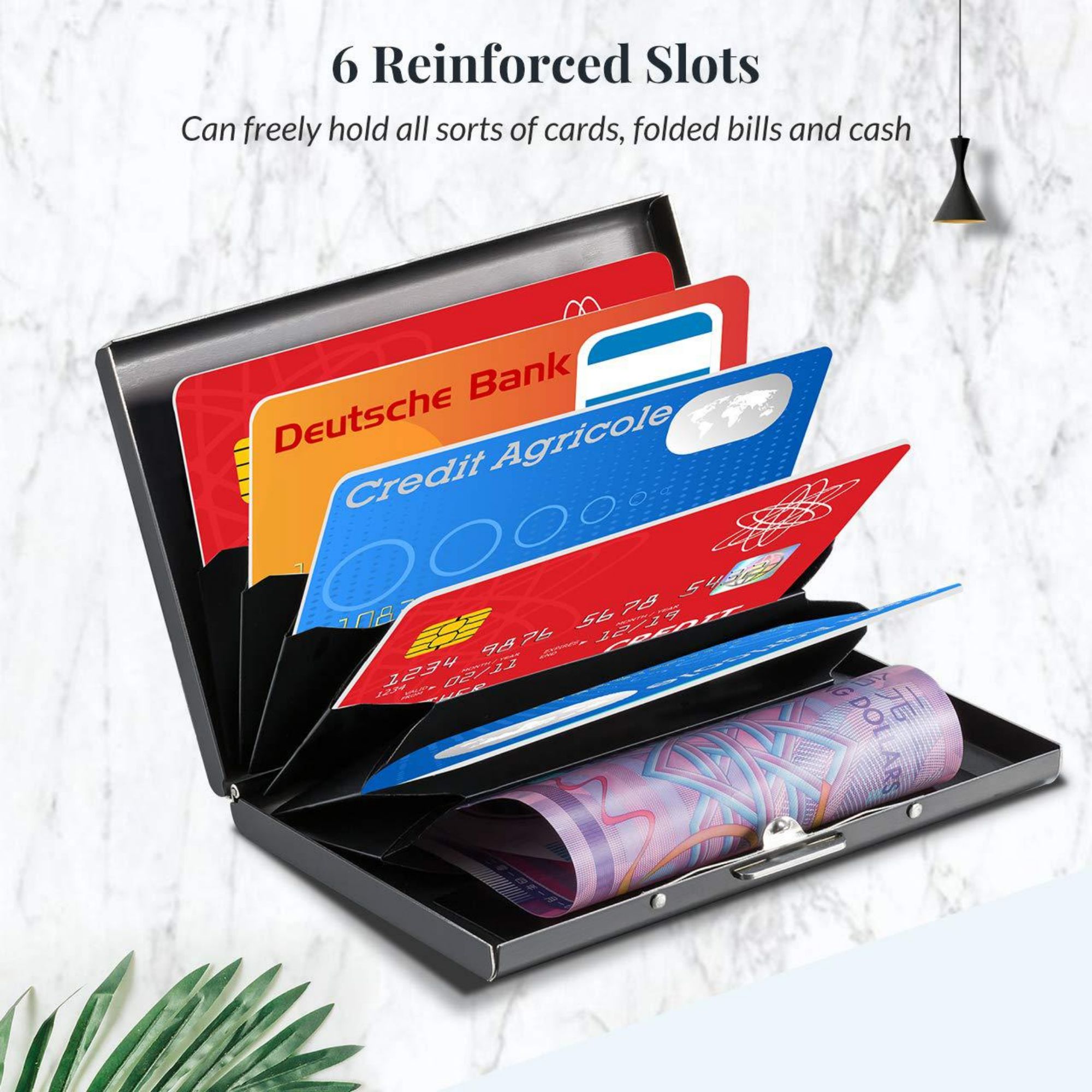 RFID Blocking Signals Credit Card Case 4
