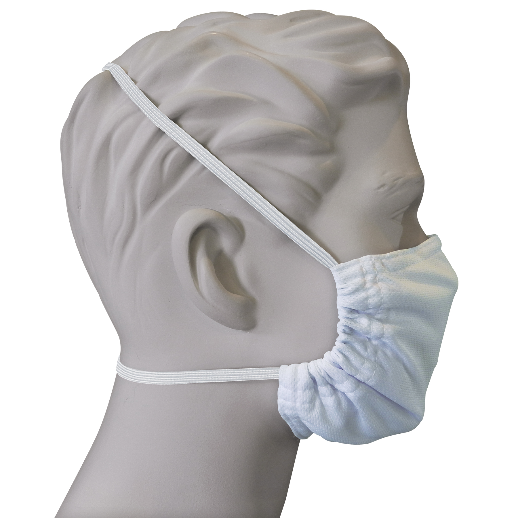 White Microfiber Face Cover 4