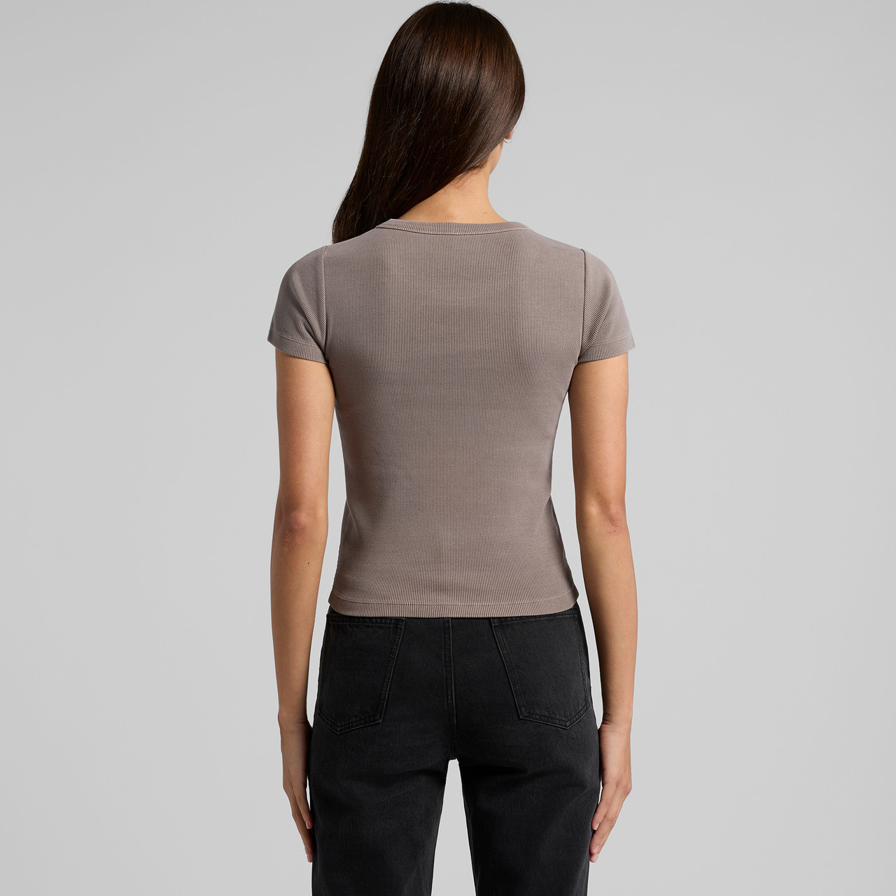 Wo's Faded Organic Rib Tee | 4036 3