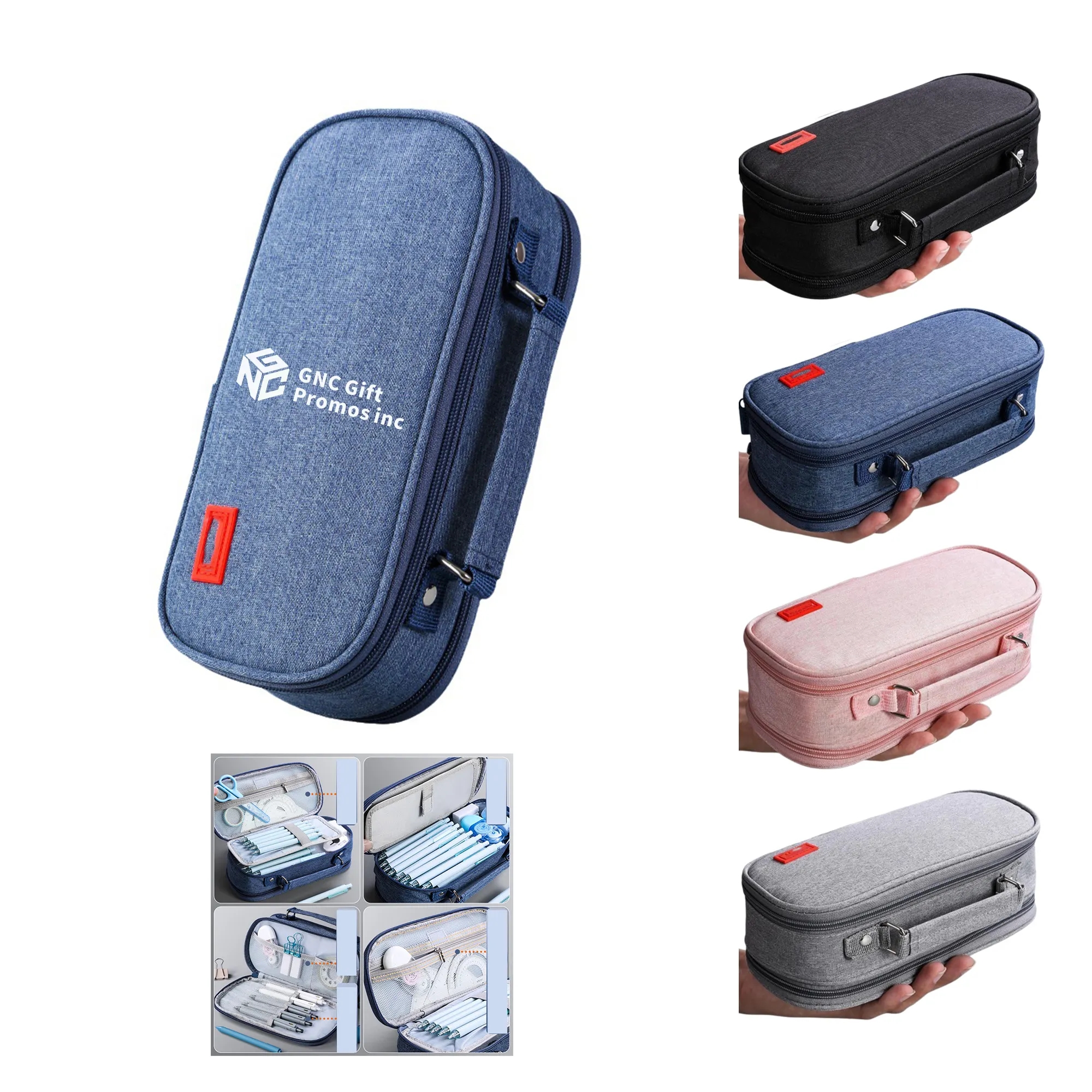 Large Capacity Student Pencil Case Storage Bag 4