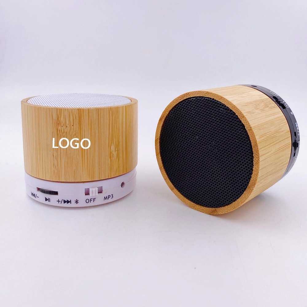 Small Audio Portable Wooden Wireless Bluetooth Speaker 3