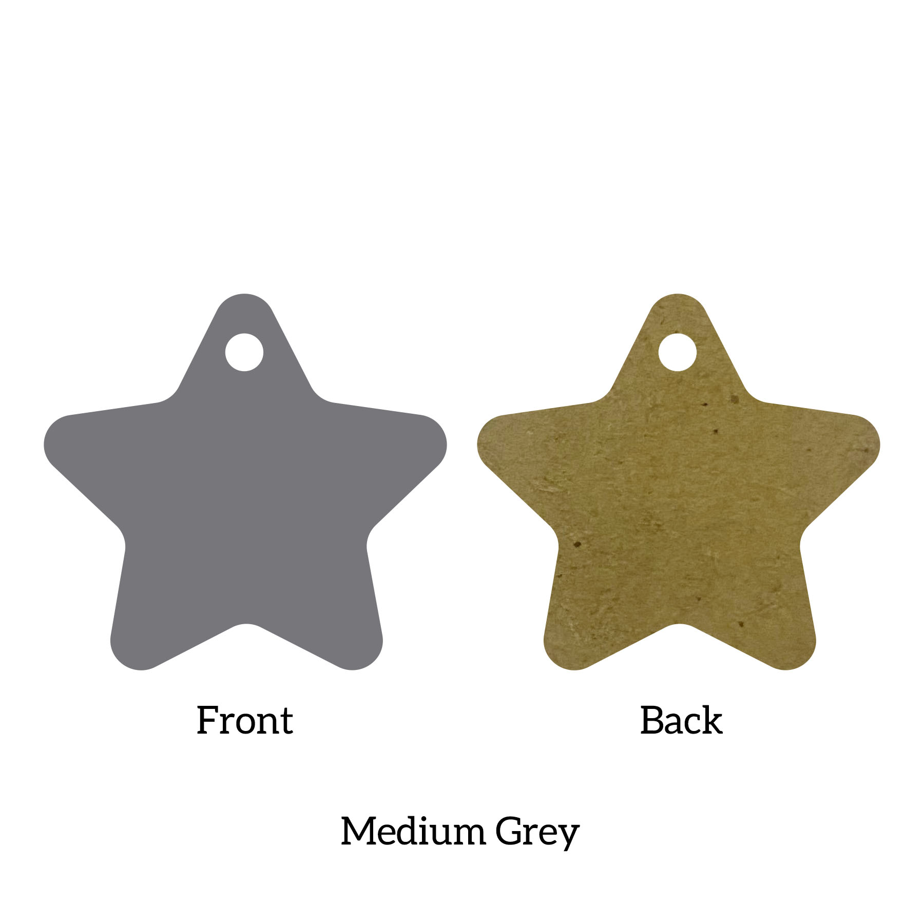 Free Shipping Solid Color Christmas Ornament - Star 3