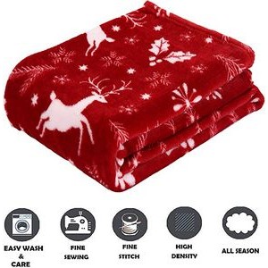 Soft Christmas Prints Fleece Blanket 2