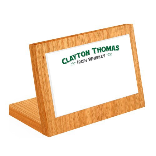 Countertop Wood Wet-Erase Board 3 5"w x 2"h