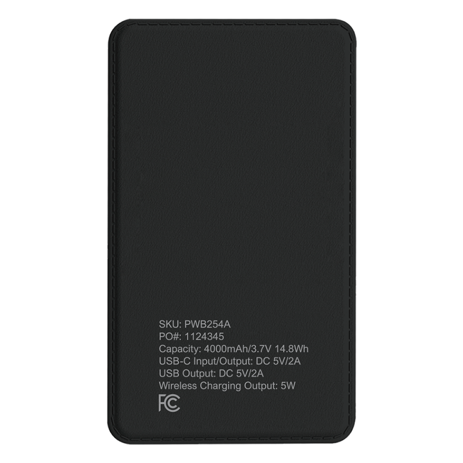 4000mAh Wireless Power Bank 4000mAh with Type C 13