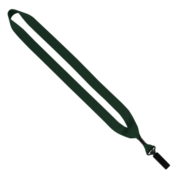 3/4" Polyester Lanyard with Bulldog Clip 16
