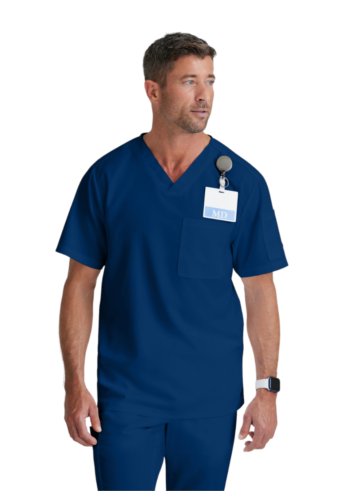Grey's Anatomy Classic - Men's Two-Pocket V-Neck Evan Scrub Top 4