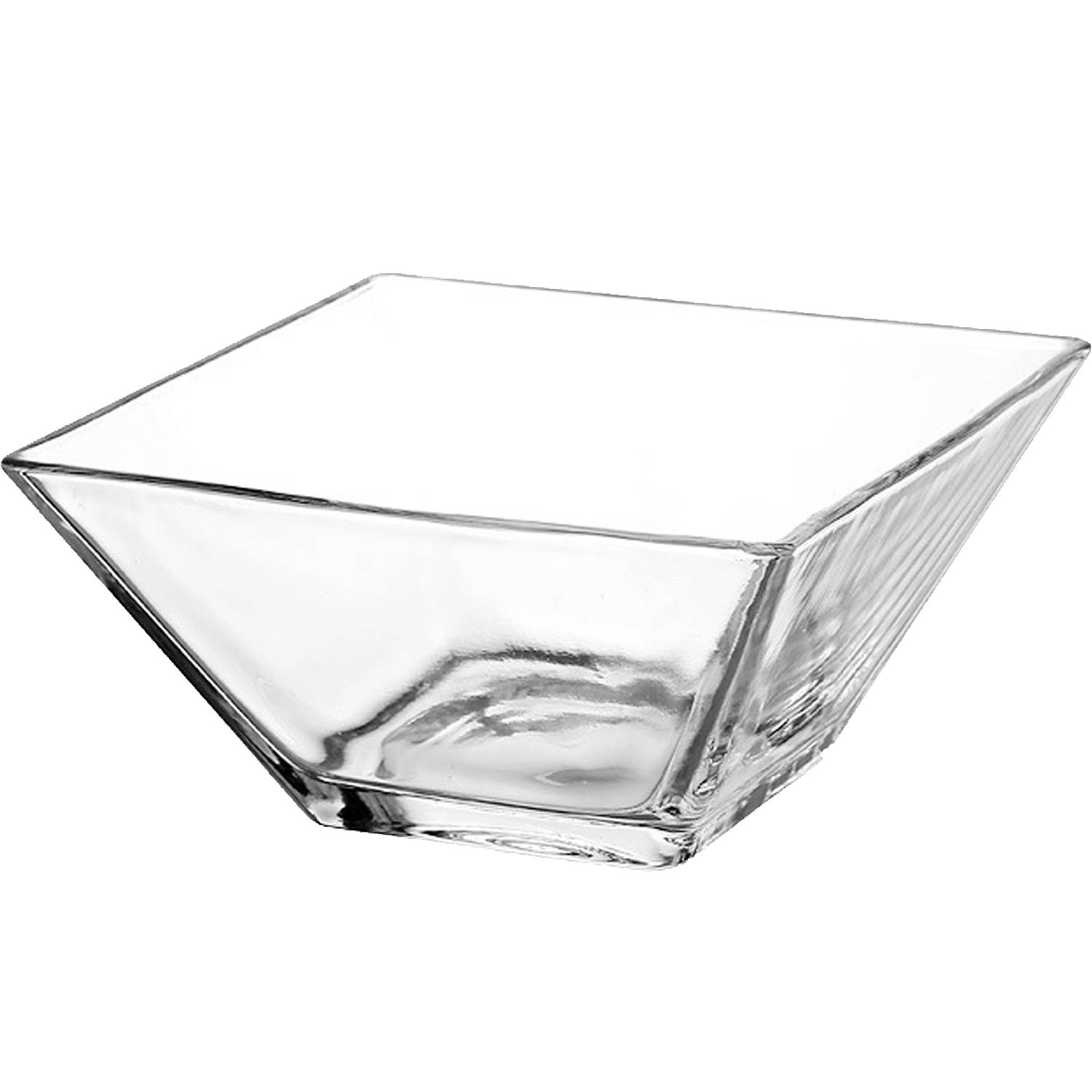 9oz Clear Glass Square Bowl 3