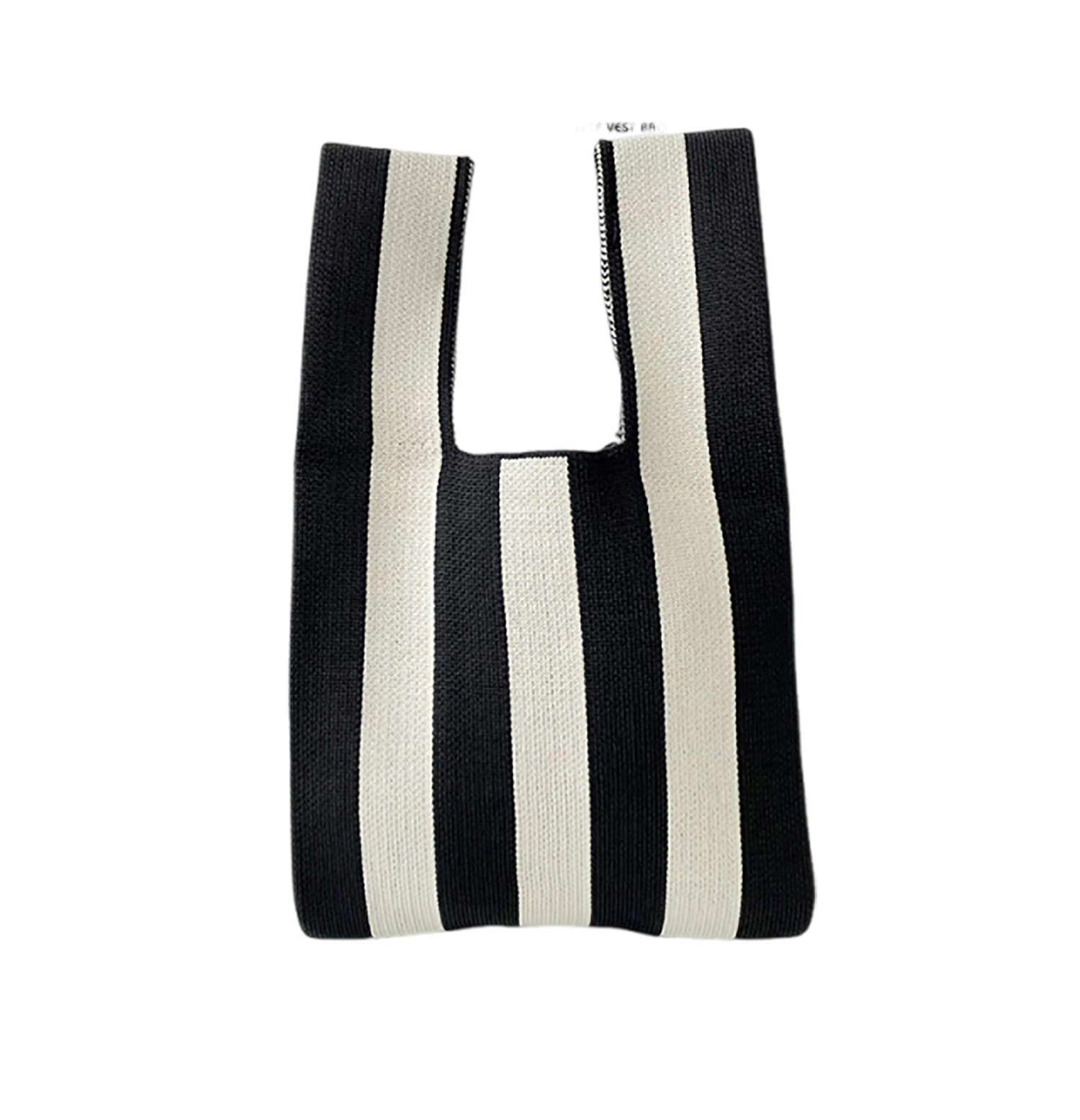 Lightweight Durable Versatile Striped Woven Handbag 6