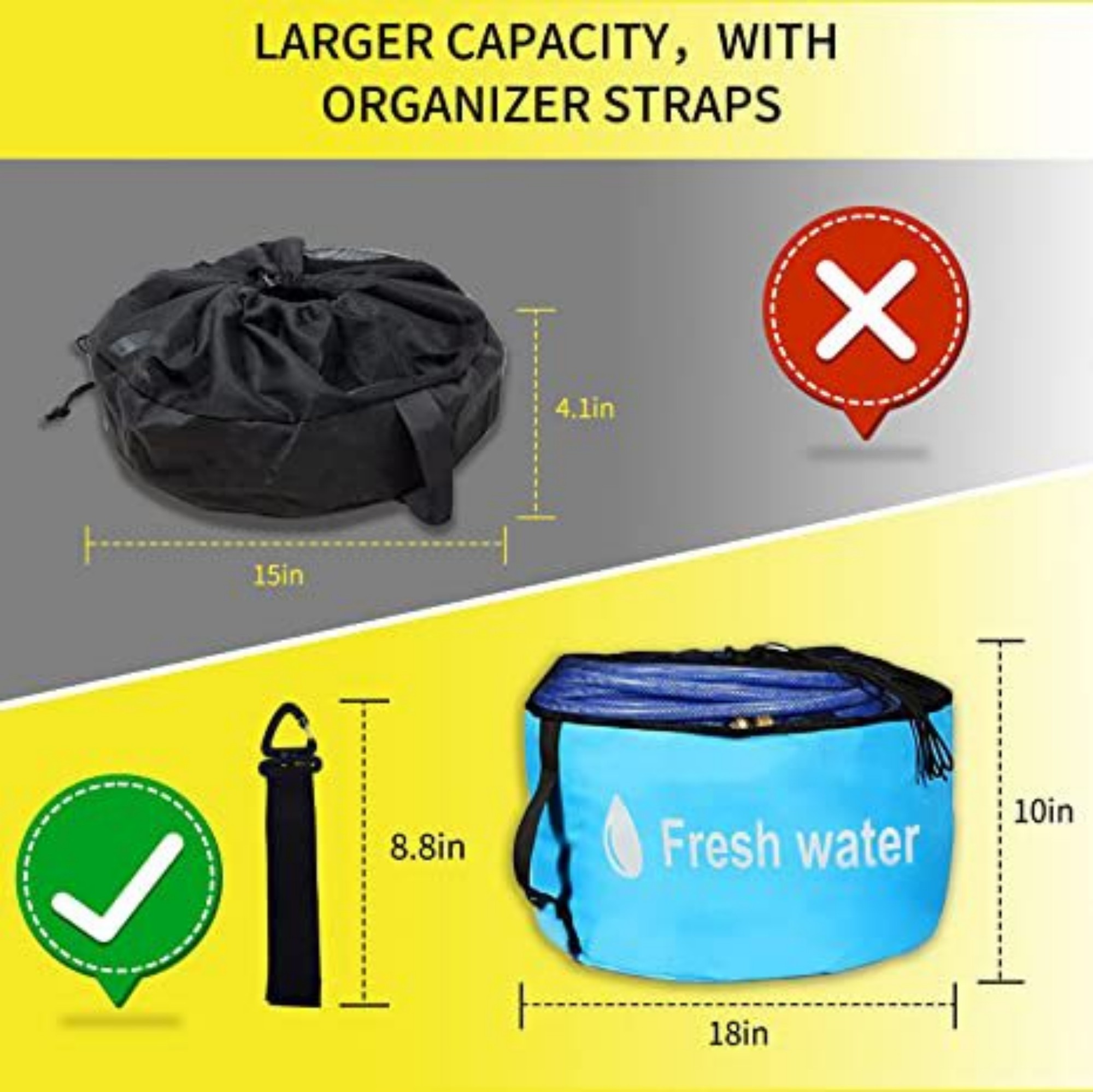 4-PACK RV Hose Storage Bag 6