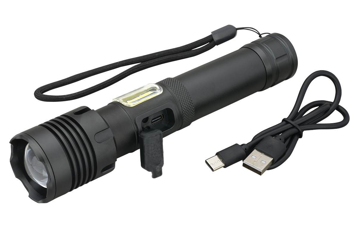 Rechargeable 15W P50/COB Flashlight 1