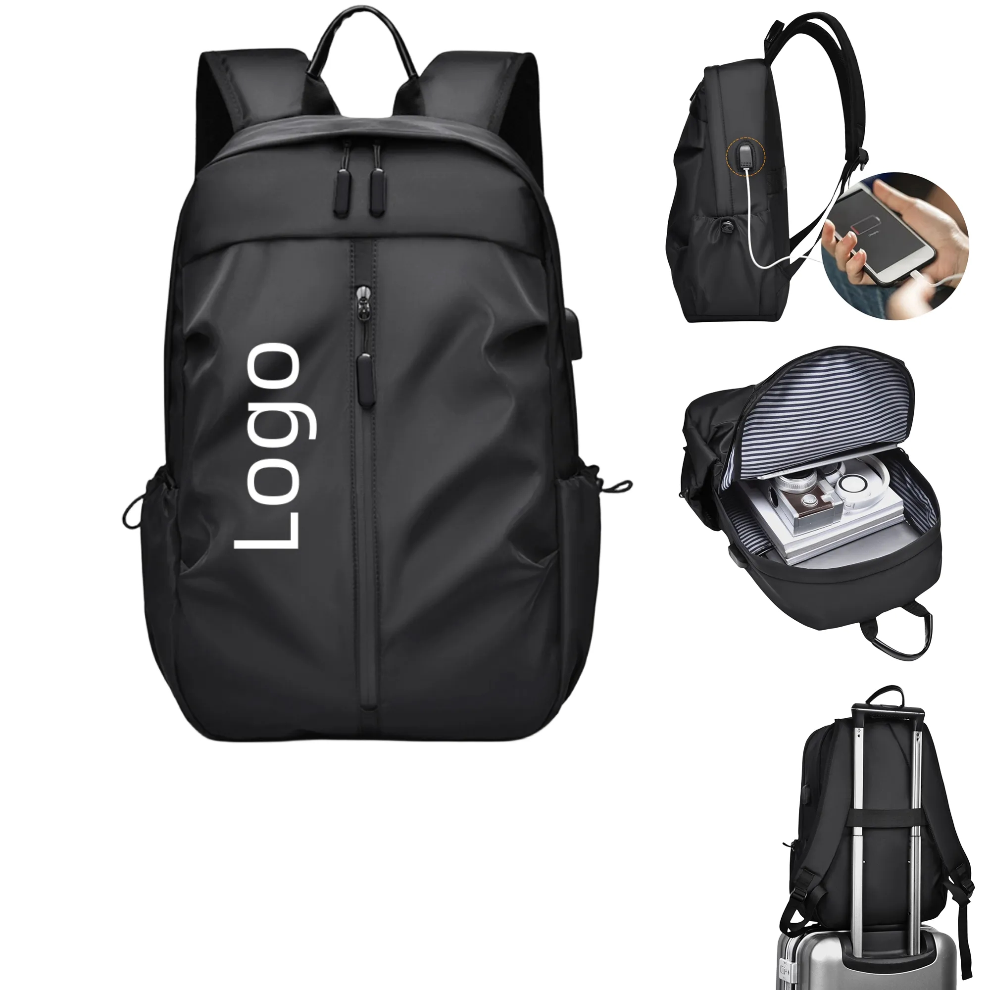 17" Computer Backpack w/ USB Port