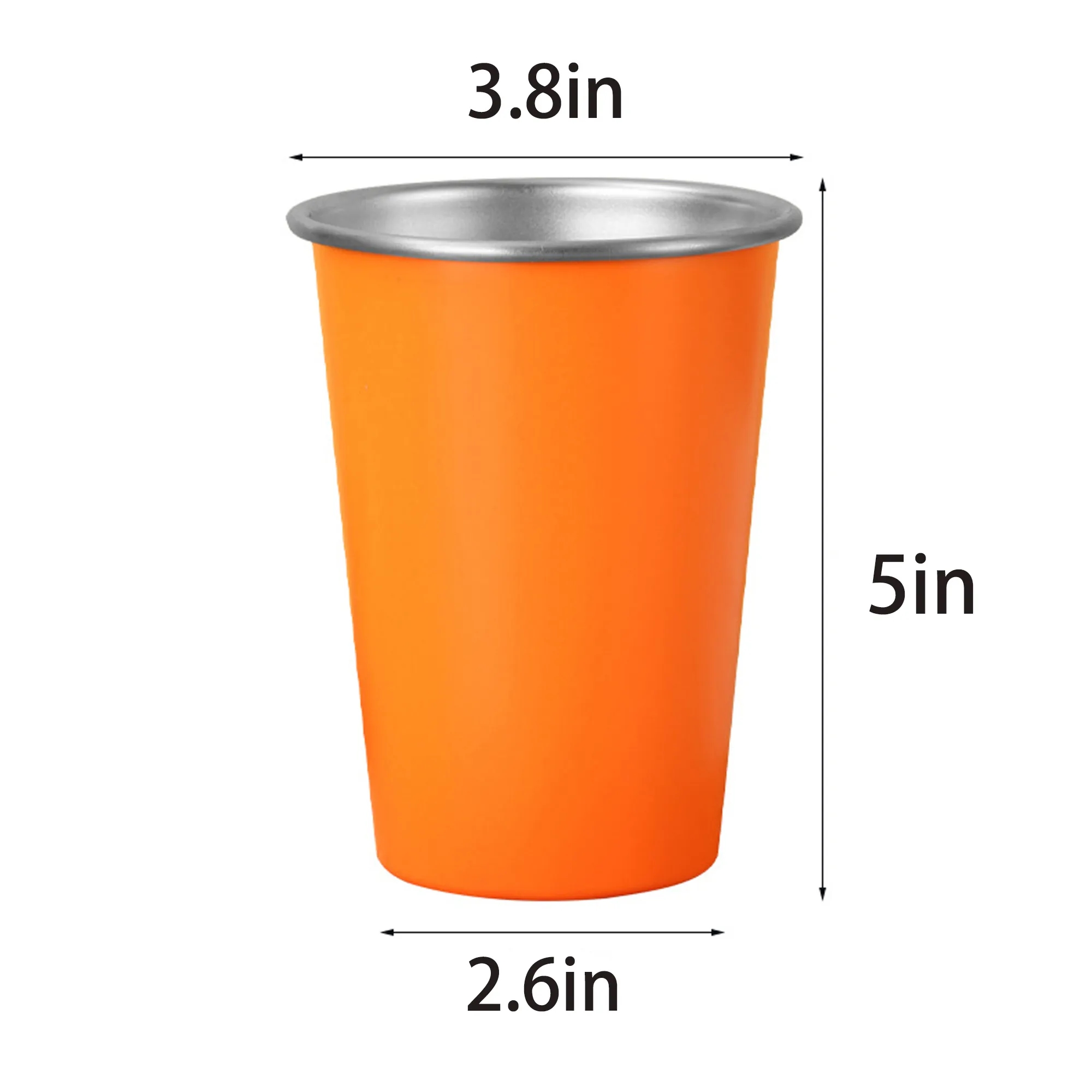 16oz Stainless Steel Stackable Tumblers 4