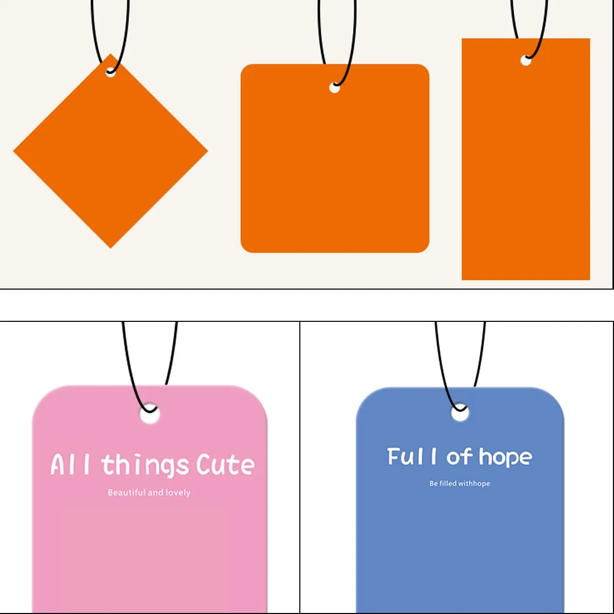 Custom Shaped Hanging Scented Air Freshener 2