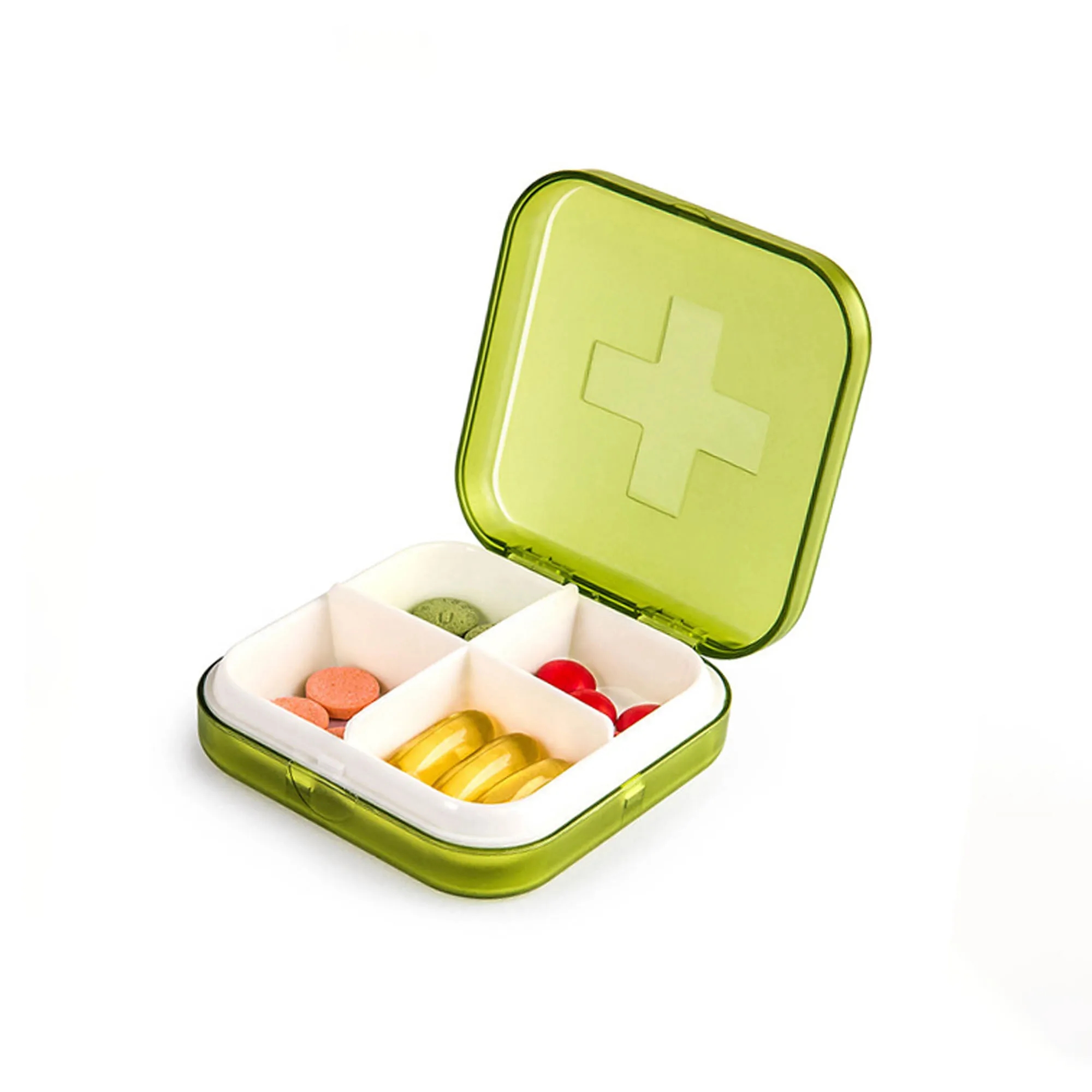 Portable Pill Organizer with 4 Compartments 4