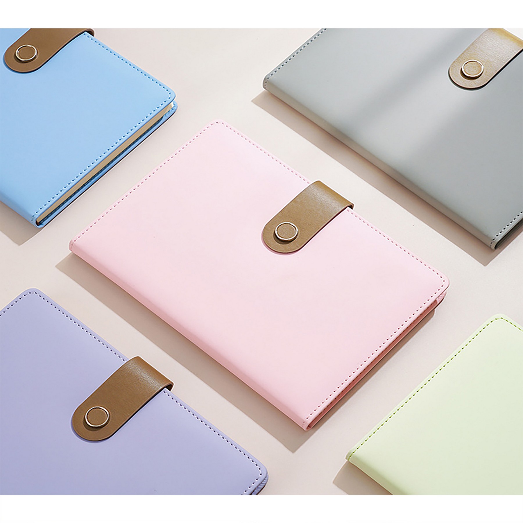 Macaron Color Magnetic Buckle Notebook 8