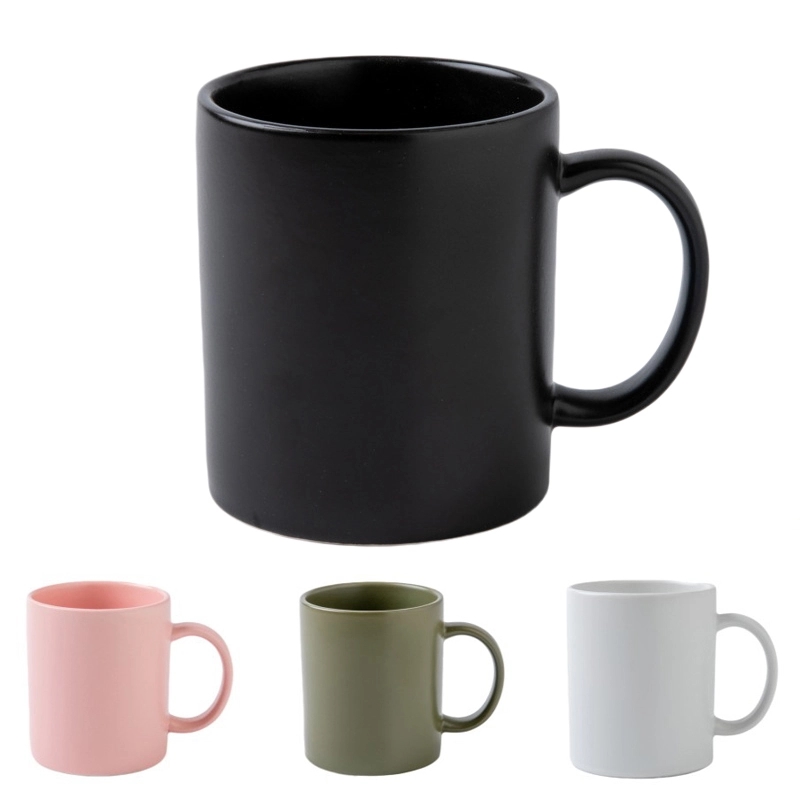 Custom Logo 12 oz. Advertising Matt Ceramic Mugs 4