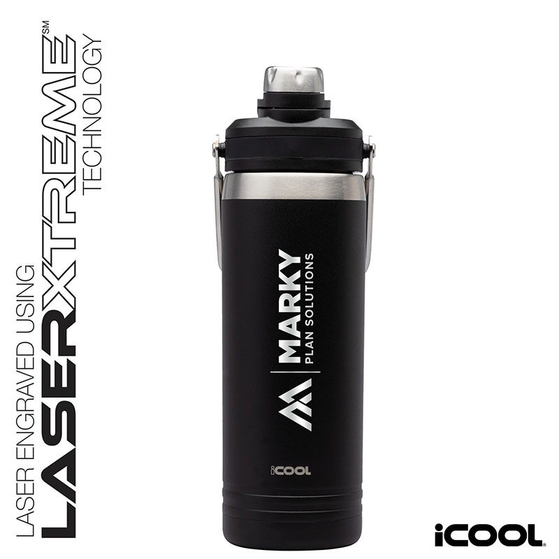 iCOOL® Lakewood 24 oz. Double Wall, Stainless Steel Bottle 9