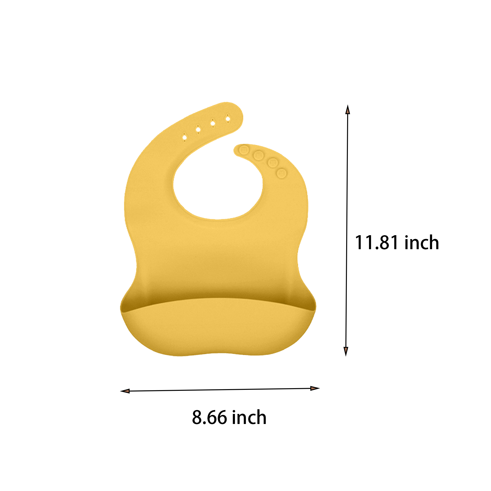 MOQ:20pcs Waterproof Feeding Bib 3