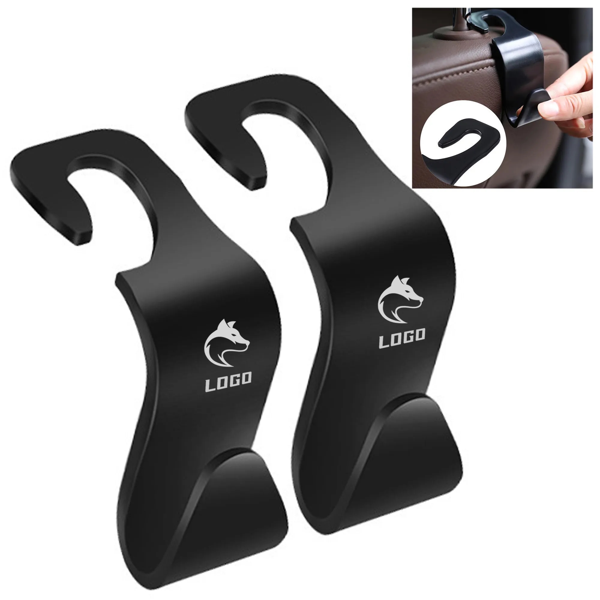 Car Seat Headrest Hooks 2