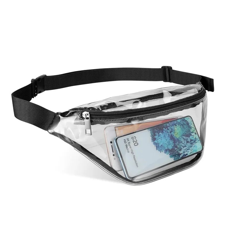 Transparent PVC Waist Bag with Adjustable Strap 2
