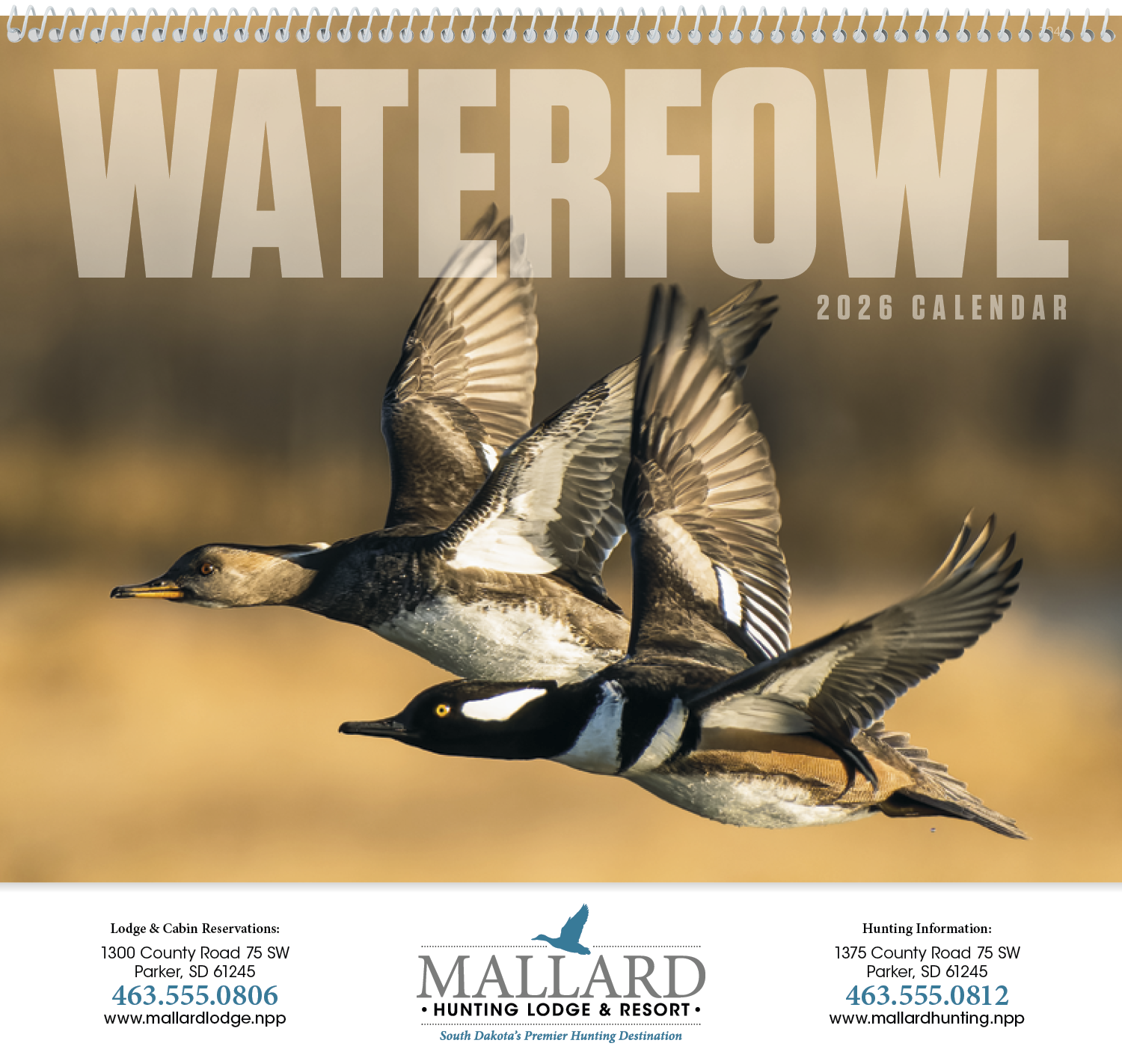 Good Value™ Waterfowl - Spiral Calendar 3