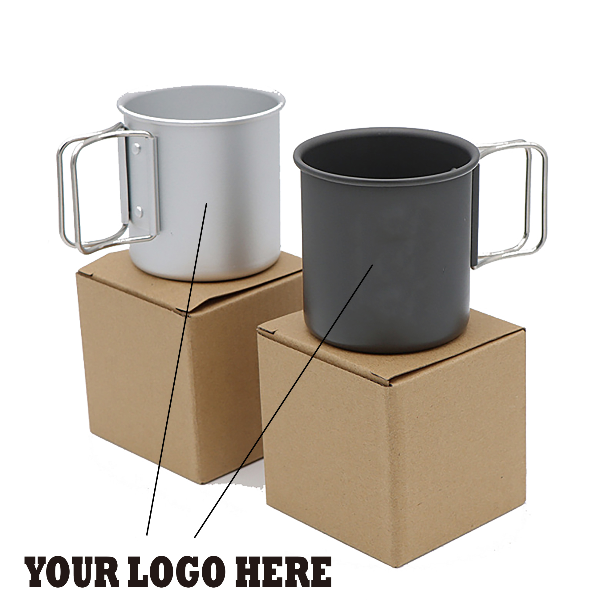 Durable 10oz Aluminum Outdoor Travel Mug 6