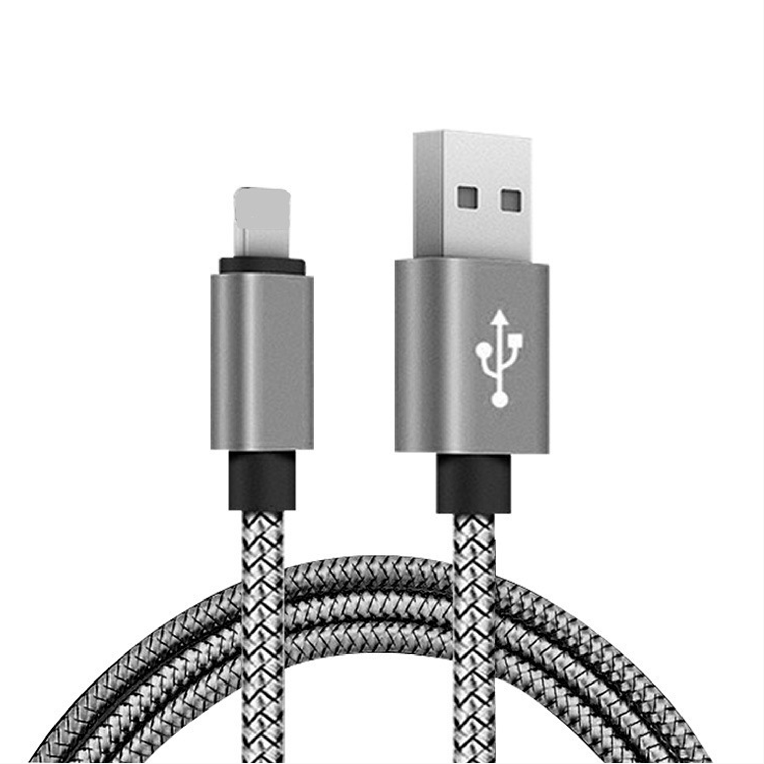 Durable Nylon Braided USB Cable for Fast Charging & Sync 3