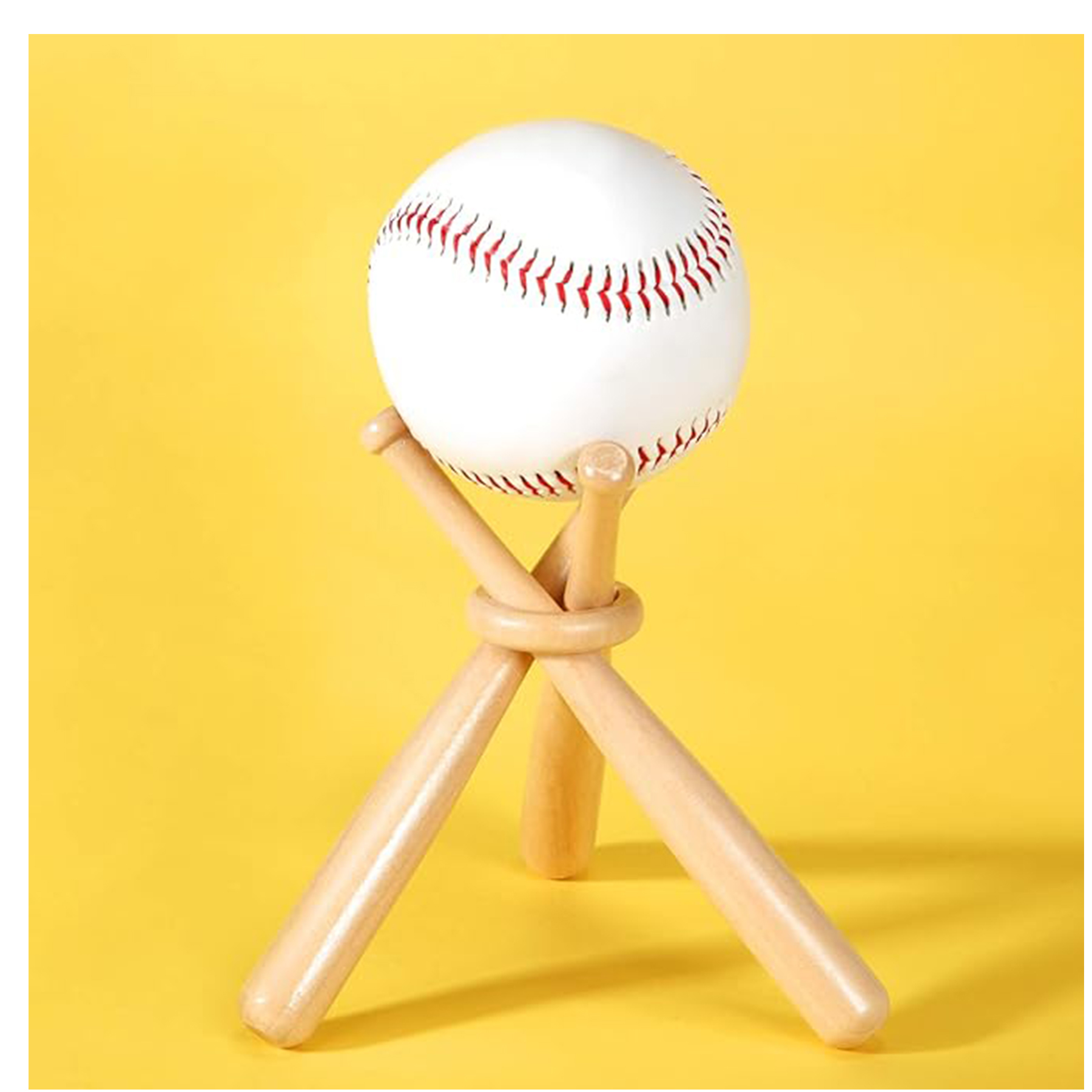 Wooden Baseball Stand Holders 3