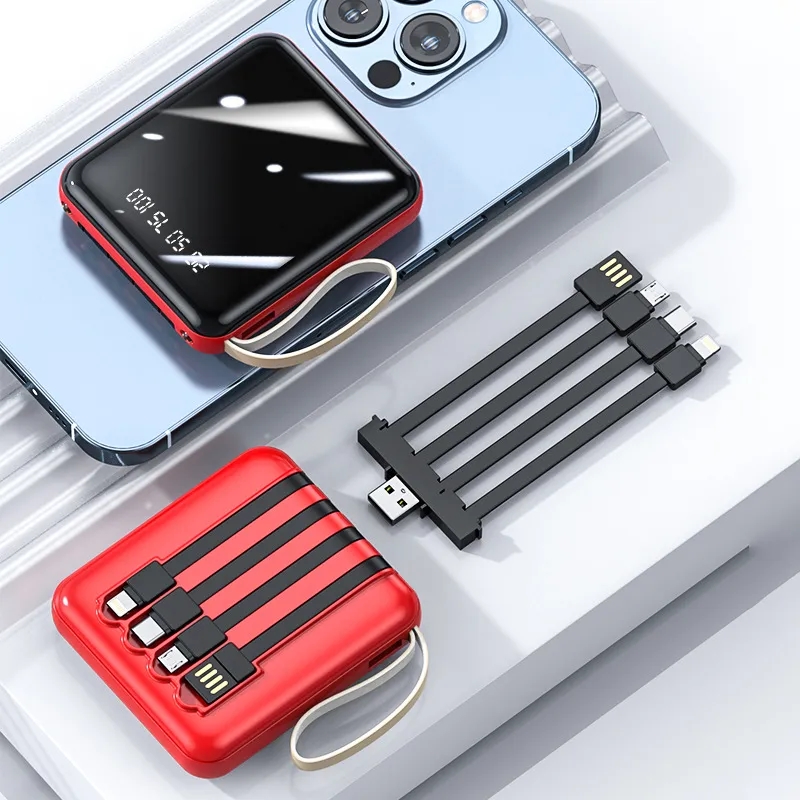 10000 mAh Mini Power Bank with Multi Tips 7