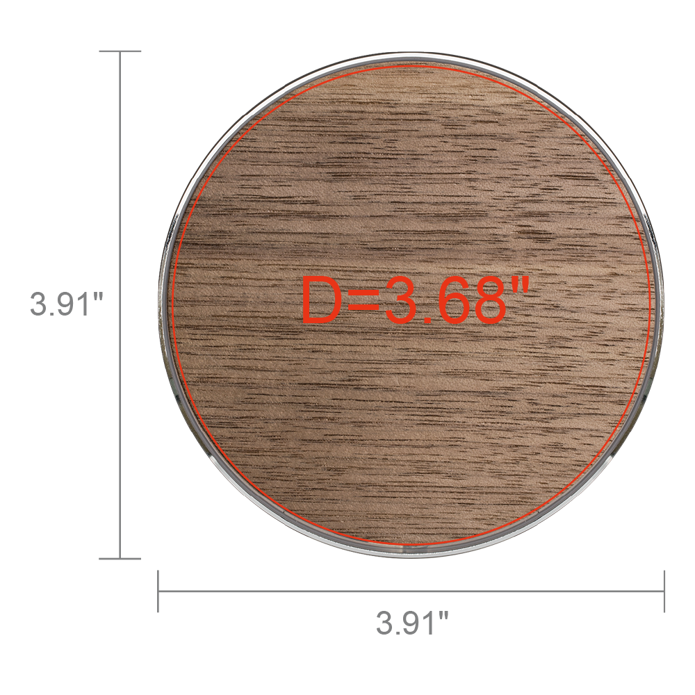 Chayes Walnut 15W Qi Wireless Charger 1