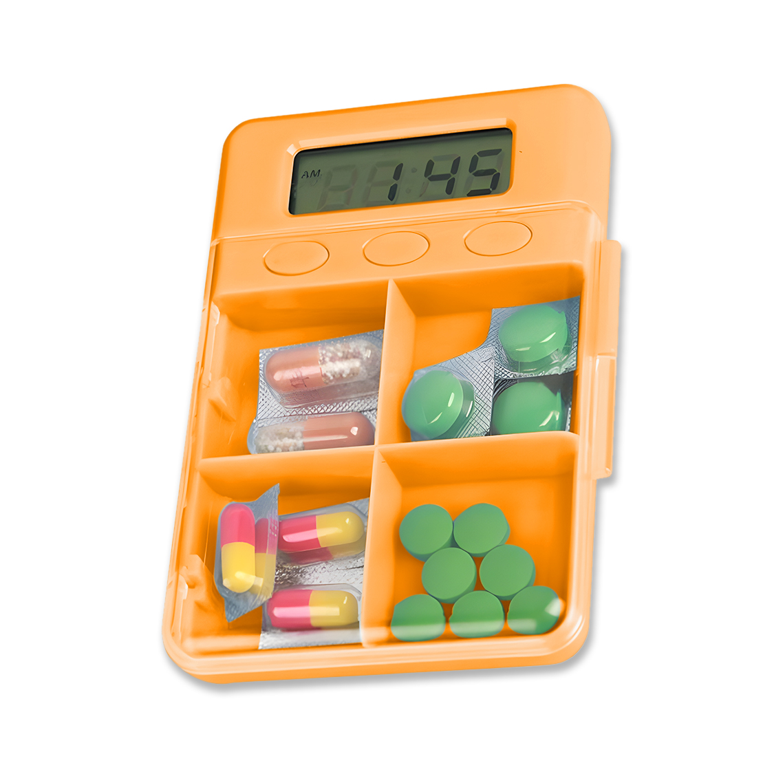 4 Compartment Digital Electronic Timer Pill Box 5