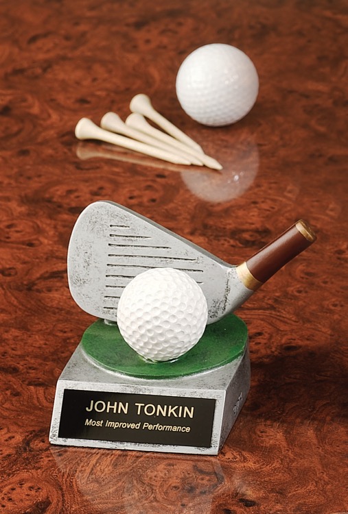 Resin Golf Club Trophy 2