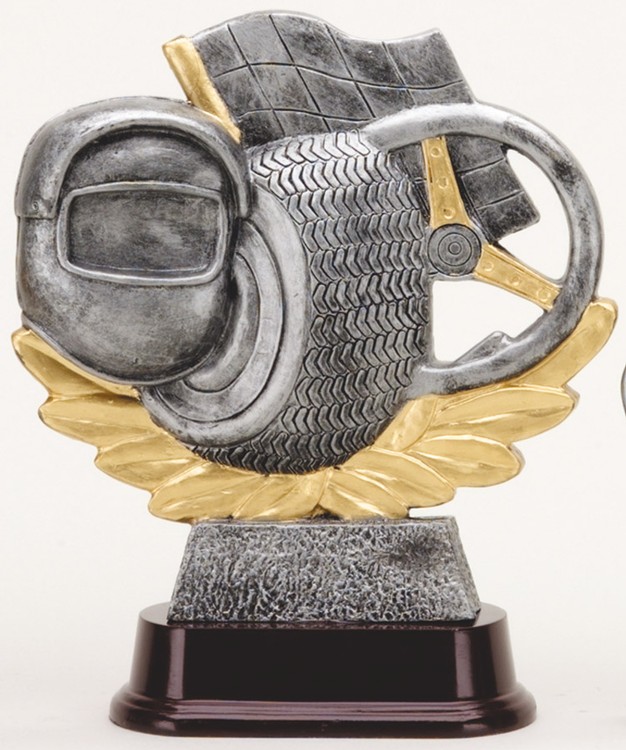 8" Tall Racing Stand Figure Award 2