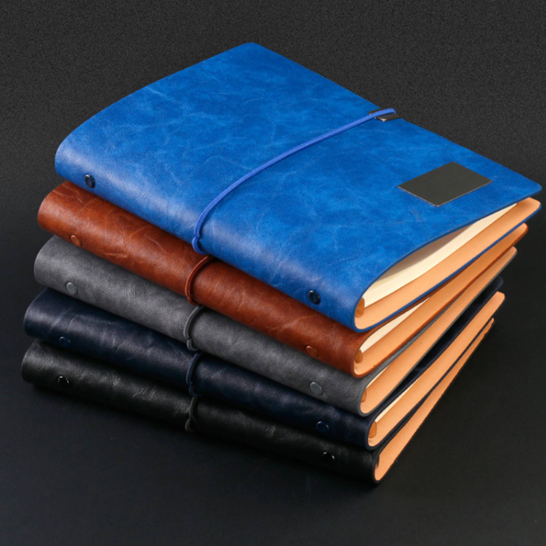 Leather Notebook Pen And Flash Drive Business Set 4