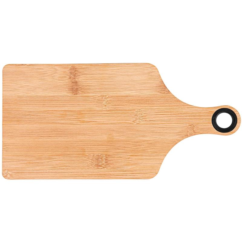 The Genoa 14-Inch Bamboo Cutting Board with Handle 3