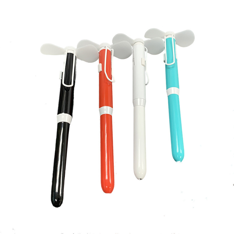 Handheld Mini Fan With Ballpoint Pen 2