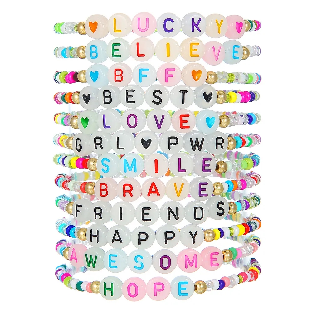 Colorful Beaded Friendship Bracelets 2