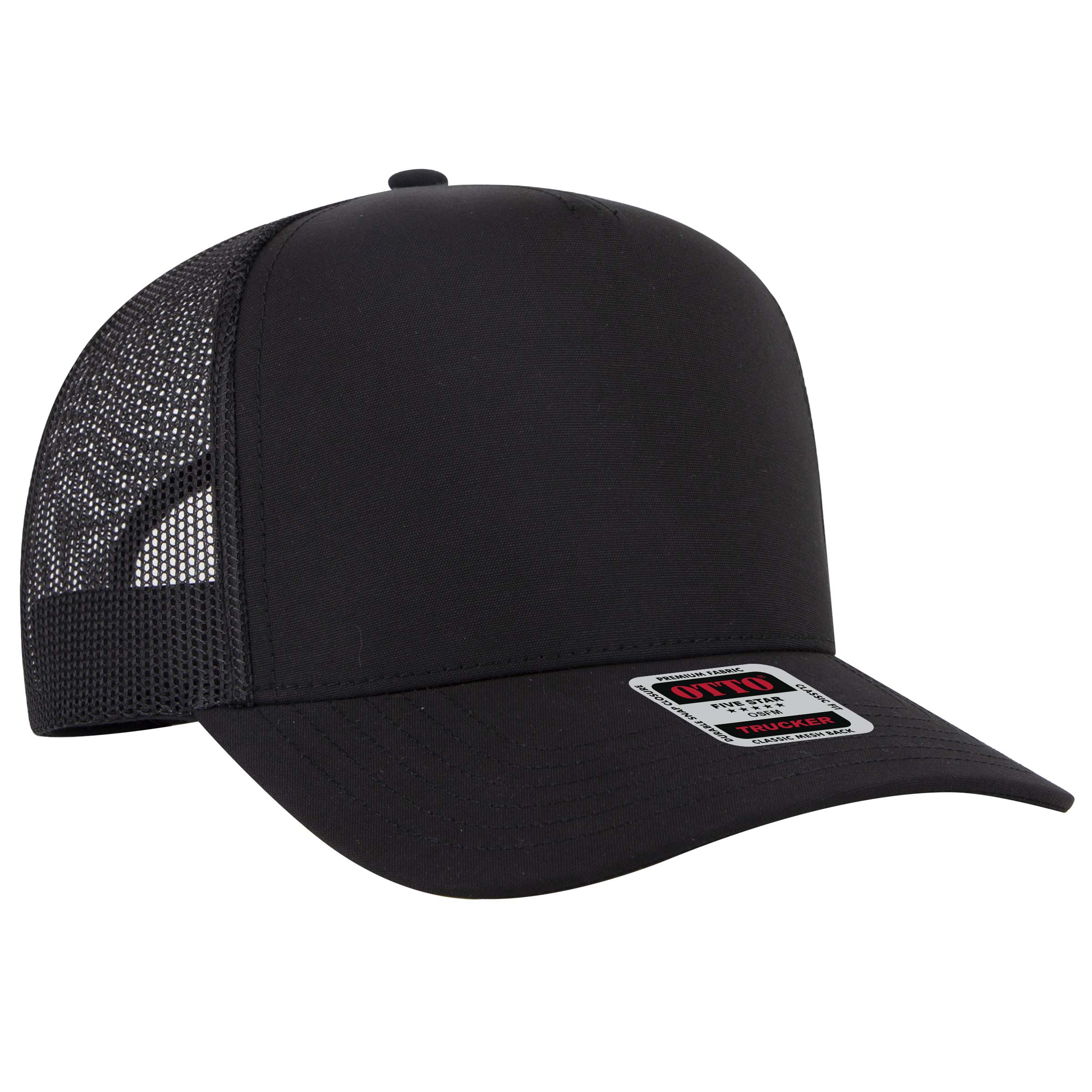 OTTO CAP® 5 Panel Mid Profile Mesh Back Trucker Hat 34