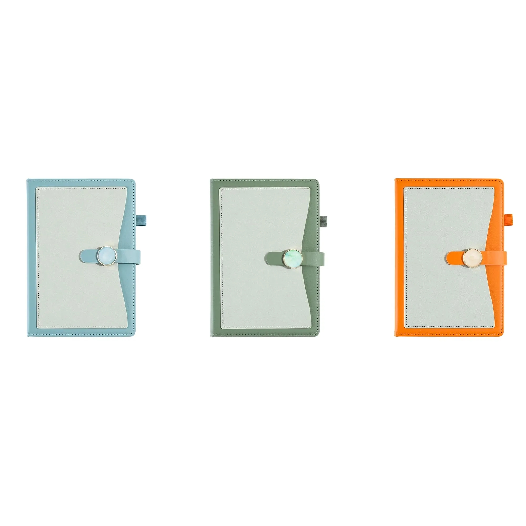 A5 Magnetic Buckle Business Notebook With Pocket 3