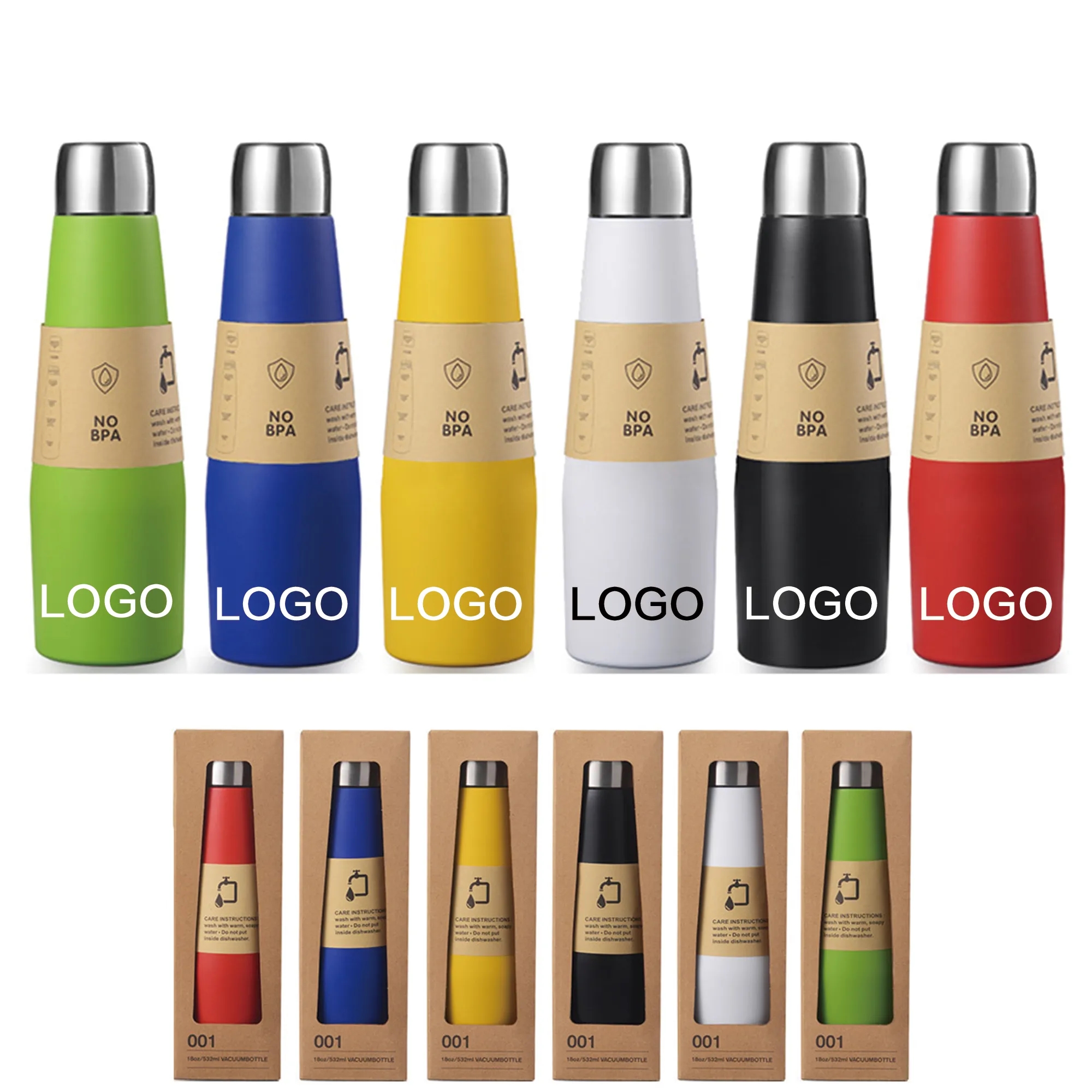 18oz 304 Stainless Steel Vacuum Insulated Water Bottle 5