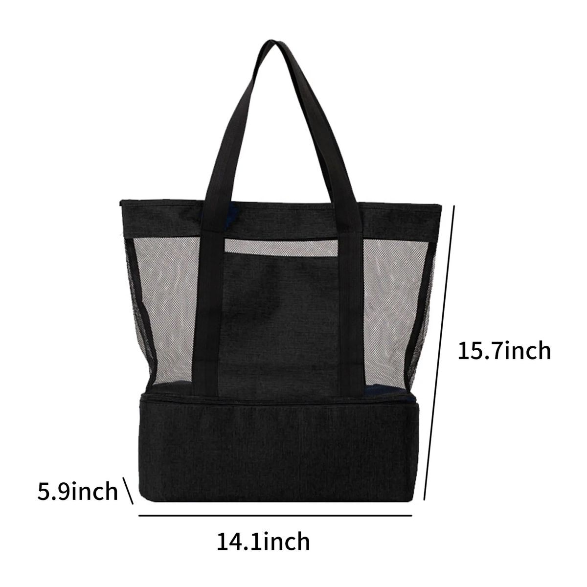 Mesh Picnic Bag with Thermal Lining 4