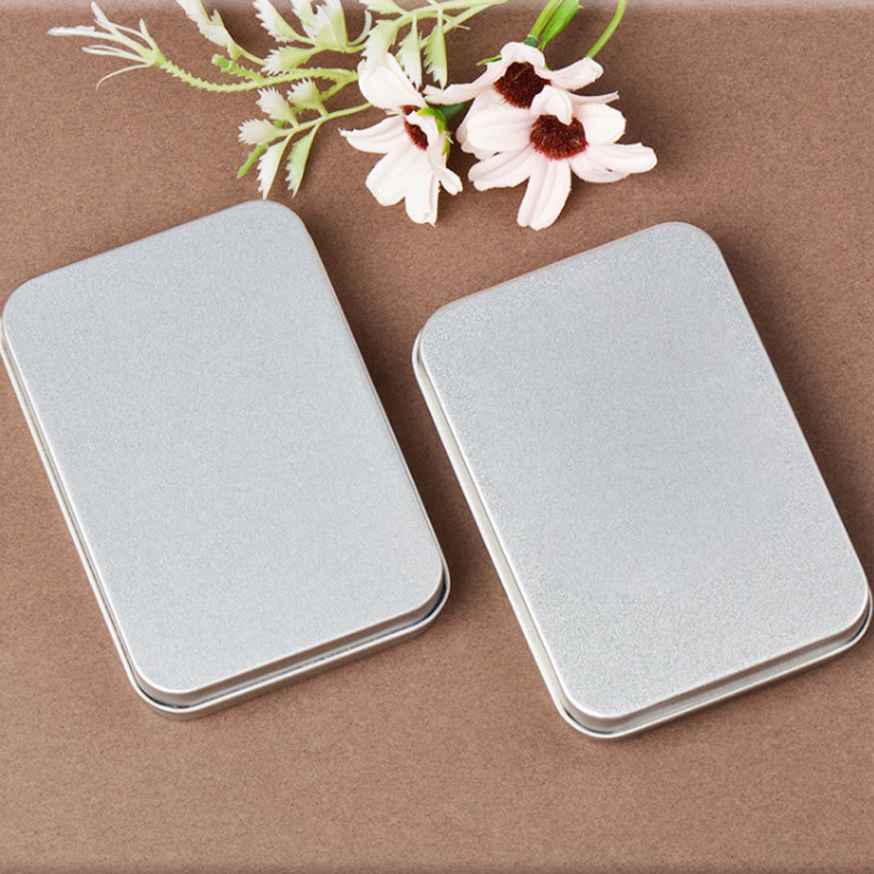 Rectangular Tin Iron Box 2