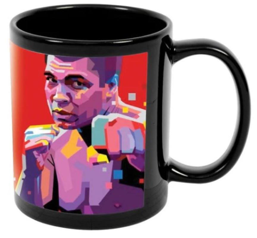 White Patch Full Color 11 oz. Black Mug 2
